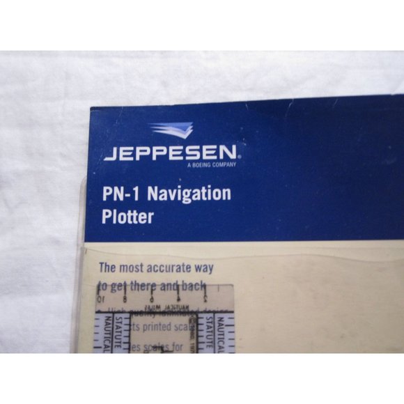 Jeppesen Pn-1 Navigation Plotter Pilot with sleeve and instructions Private/Comm - Picture 2 of 5